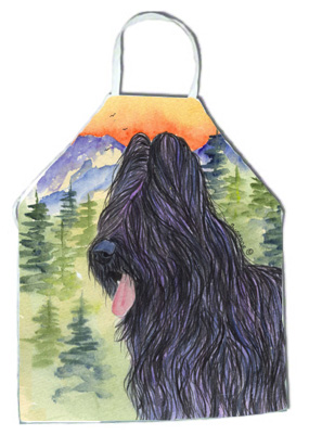 Picture of Carolines Treasures SS8319APRON Briard Apron - 27 x 31 in.