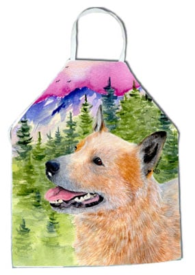 Picture of Carolines Treasures SS8335APRON Australian Cattle Dog Apron - 27 x 31 in.
