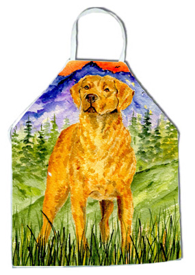 Picture of Carolines Treasures SS8449APRON Chesapeake Bay Retriever Apron - 27 x 31 in.