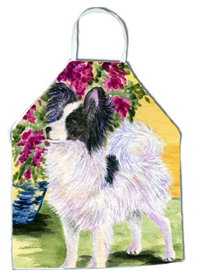 Picture of Carolines Treasures SS8477APRON Papillon Apron - 27 x 31 in.