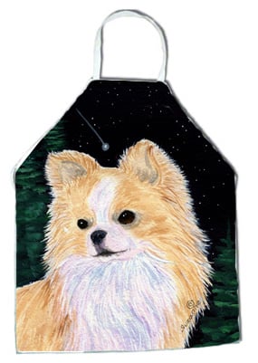 Picture of Carolines Treasures SS8508APRON Starry Night Chihuahua Apron - 27 x 31 in.