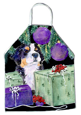 Picture of Carolines Treasures SS8582APRON Bernese Mountain Dog Apron - 27 x 31 in.