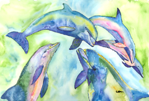8548PILLOWCASE Dolphin Moisture Wicking Fabric Standard Pillowcase - 20 x 30 in.