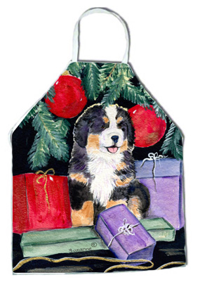 Picture of Carolines Treasures SS8583APRON Bernese Mountain Dog Apron - 27 x 31 in.