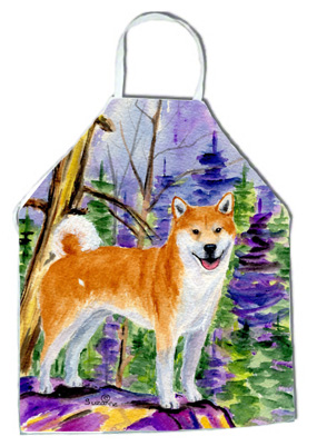 Picture of Carolines Treasures SS8629APRON Shiba Inu Apron - 27 x 31 in.