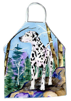 Picture of Carolines Treasures SS8651APRON Dalmatian Apron - 27 x 31 in.