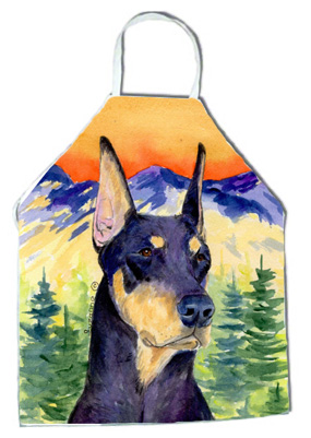 Picture of Carolines Treasures SS8658APRON Doberman Apron - 27 x 31 in.