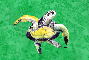 Turtle Dancing Moisture Wicking Fabric Standard Pillowcase - 20 x 30 in.