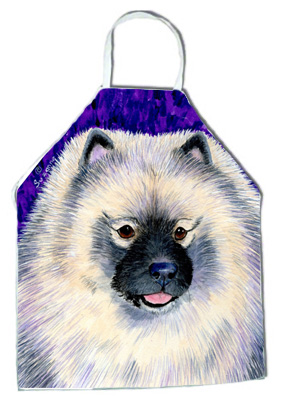 Picture of Carolines Treasures SS8691APRON Keeshond Apron - 27 x 31 in.