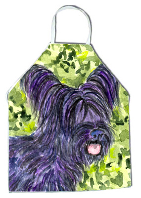Picture of Carolines Treasures SS8718APRON Skye Terrier Apron - 27 x 31 in.