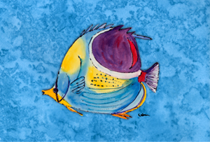 Fish Tropical Moisture Wicking Fabric Standard Pillowcase