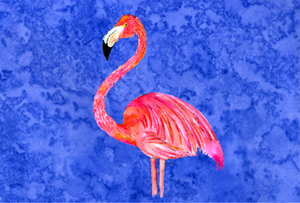 Flamingo Moisture Wicking Fabric Standard Pillowcase - 20 x 30 in.