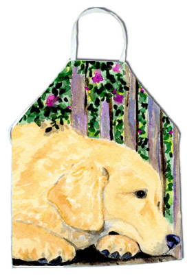 Picture of Carolines Treasures SS8756APRON Golden Retriever Apron - 27 x 31 in.