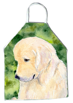 Picture of Carolines Treasures SS8757APRON Golden Retriever Apron - 27 x 31 in.