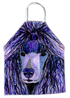 Picture of Carolines Treasures SS8800APRON Poodle Apron - 27 x 31 in.