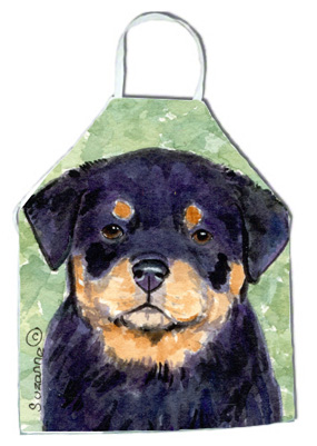 Picture of Carolines Treasures SS8929APRON Rottweiler Apron - 27 x 31 in.