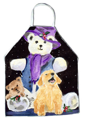 Picture of Carolines Treasures SS8954APRON Golden Retriever Apron - 27 x 31 in.