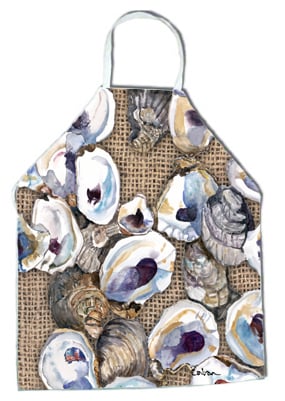 Picture of Carolines Treasures 8734APRON Oyster Apron - 27 x 31 in.