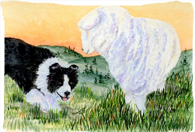 Border Collie Moisture Wicking Fabric Standard Pillowcase