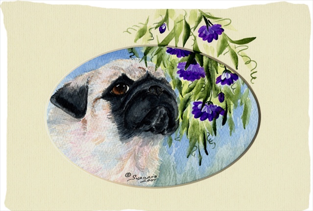Pug Moisture Wicking Fabric Standard Pillowcase 20 x 30 in.