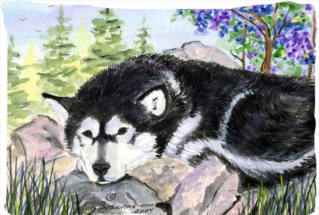 Alaskan Malamute Moisture Wicking Fabric Standard Pillowcase