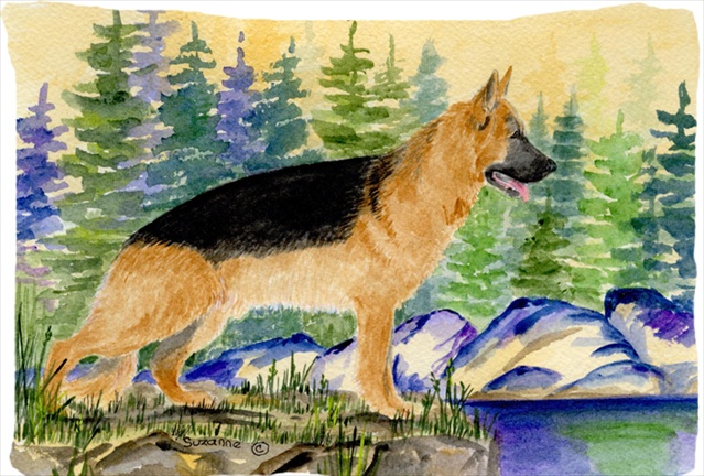 20.5 x 30 in. German Shepherd Moisture Wicking Fabric Standard Pillowcase