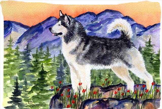 Alaskan Malamute Moisture Wicking Fabric Standard Pillowcase