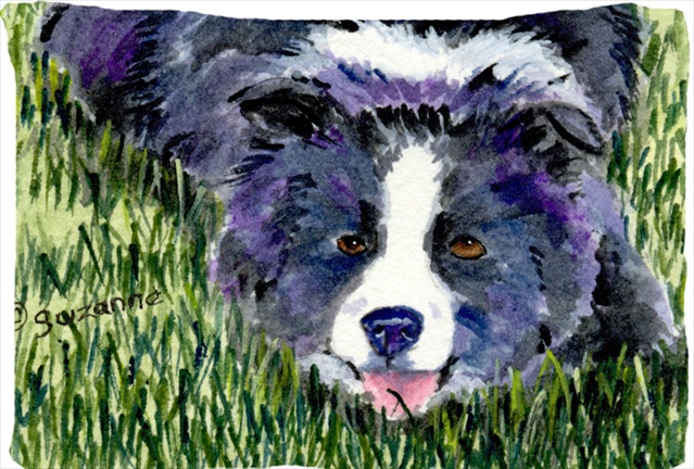 20.5 x 30 in. Border Collie Moisture Wicking Fabric Standard Pillowcase