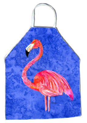 Picture of Carolines Treasures 8685APRON 27 x 31 in. Flamingo Apron