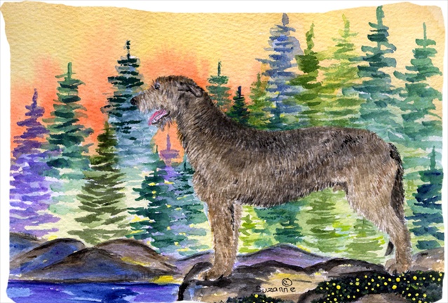 20.5 x 30 in. Irish Wolfhound Moisture Wicking Fabric Standard Pillowcase