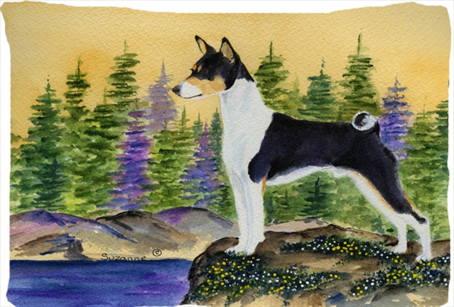 Basenji Moisture Wicking Fabric Standard Pillowcase