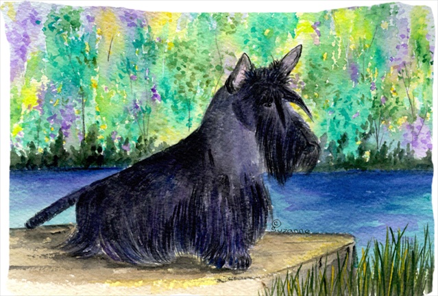 Scottish Terrier Moisture Wicking Fabric Standard Pillowcase