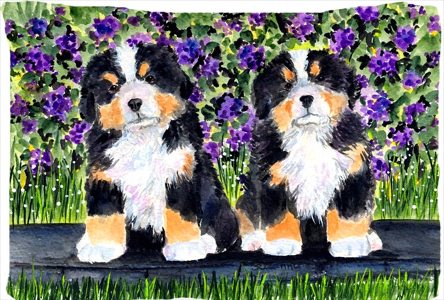 20.5 x 30 in. Bernese Mountain Dog Moisture Wicking Fabric Standard Pillowcase