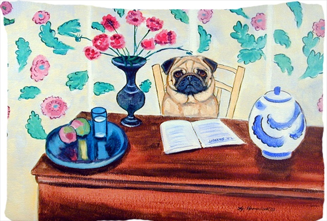 Pug Moisture Wicking Fabric Standard Pillowcase