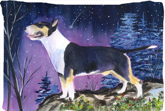 20.5 x 30 in. Bull Terrier Moisture Wicking Fabric Standard Pillowcase