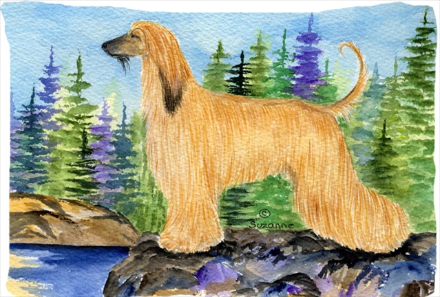 Afghan Hound Moisture Wicking Fabric Standard Pillowcase