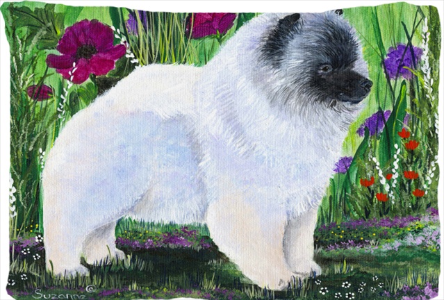 20.5 x 30 in. Keeshond Moisture Wicking Fabric Standard Pillowcase