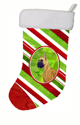 Great Dane Candy Cane Holiday Christmas Christmas Stocking
