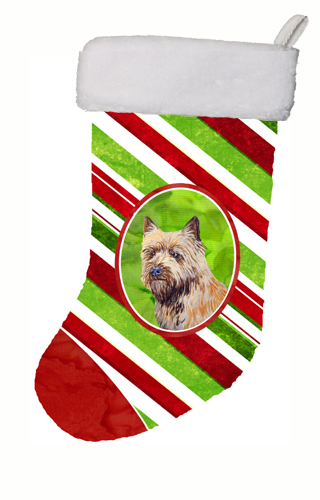 Cairn Terrier Candy Cane Holiday Christmas Christmas Stocking