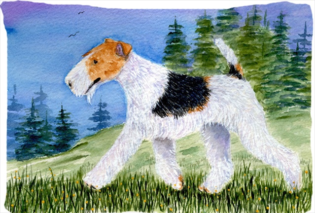 20.5 x 30 in. Fox Terrier Moisture Wicking Fabric Standard Pillowcase