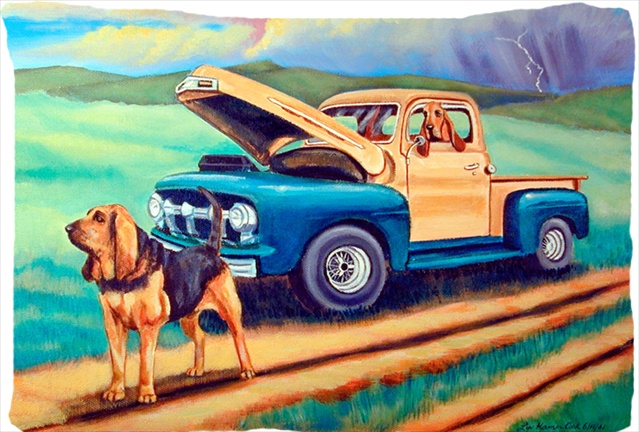 20.5 x 30 in. Bloodhound Moisture Wicking Fabric Standard Pillowcase