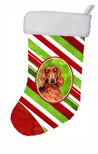 Irish Setter Candy Cane Holiday Christmas Christmas Stocking
