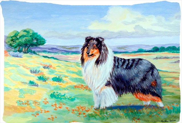 Collie Moisture Wicking Fabric Standard Pillowcase
