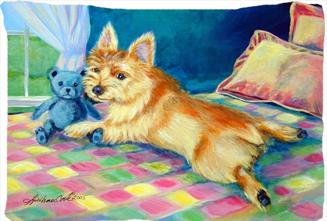 Norwich Terrier Moisture Wicking Fabric Standard Pillowcase