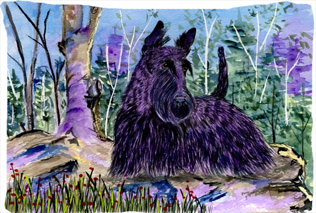 20.5 x 30 in. Scottish Terrier Moisture Wicking Fabric Standard Pillowcase