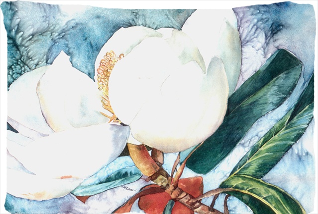 Flower - Magnolia Moisture Wicking Fabric Standard Pillowcase