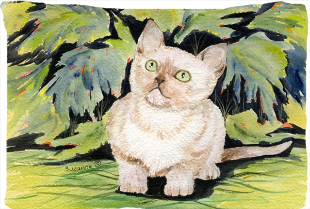 SS8265PILLOWCASE 20.5 x 30 in. Cat - Burmese Moisture Wicking Fabric Standard Pillowcase
