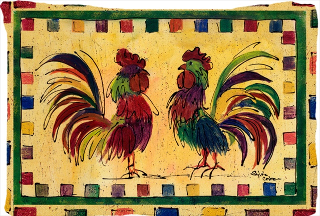 Bird - Rooster Moisture Wicking Fabric Standard Pillowcase
