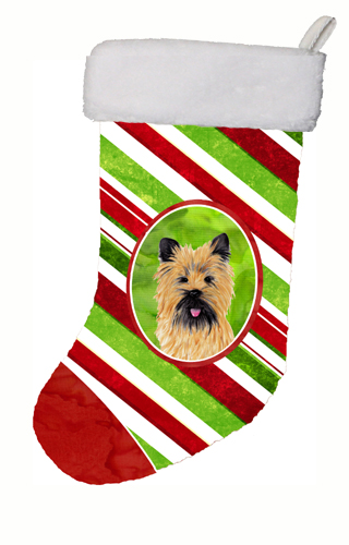 Cairn Terrier Candy Cane Holiday Christmas Christmas Stocking
