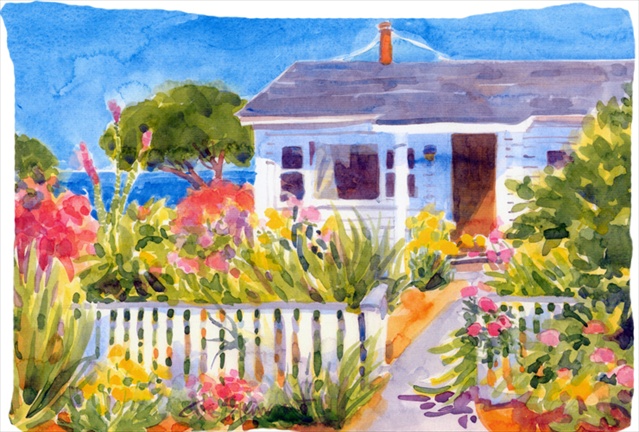 20.5 x 30 in. Seaside Beach Cottage Moisture Wicking Fabric Standard Pillowcase